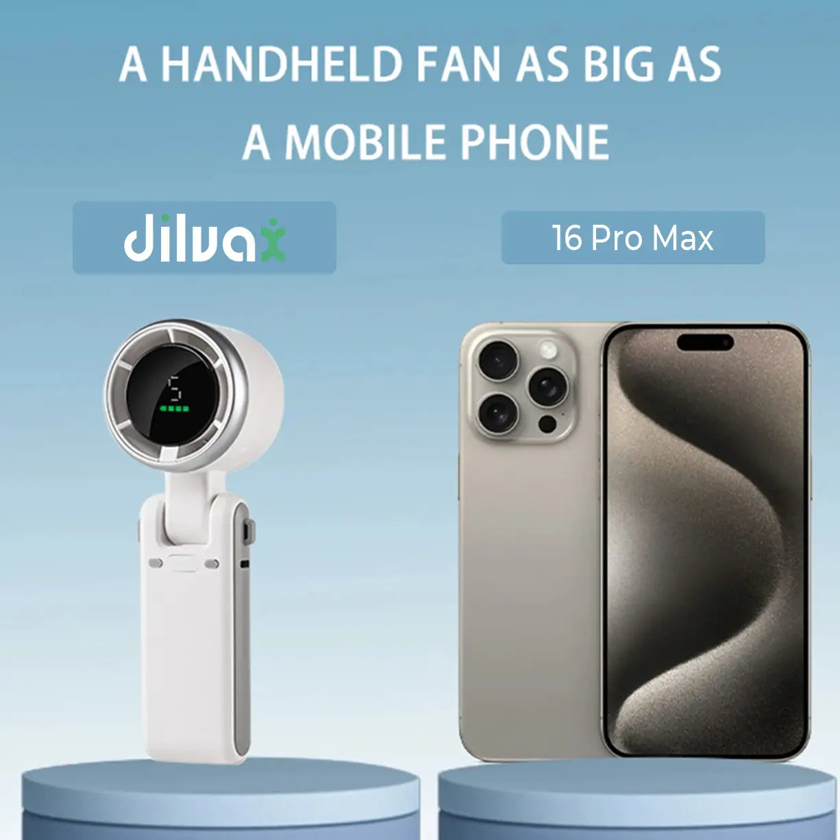 Jilvax CoolPro™ Portable Fan