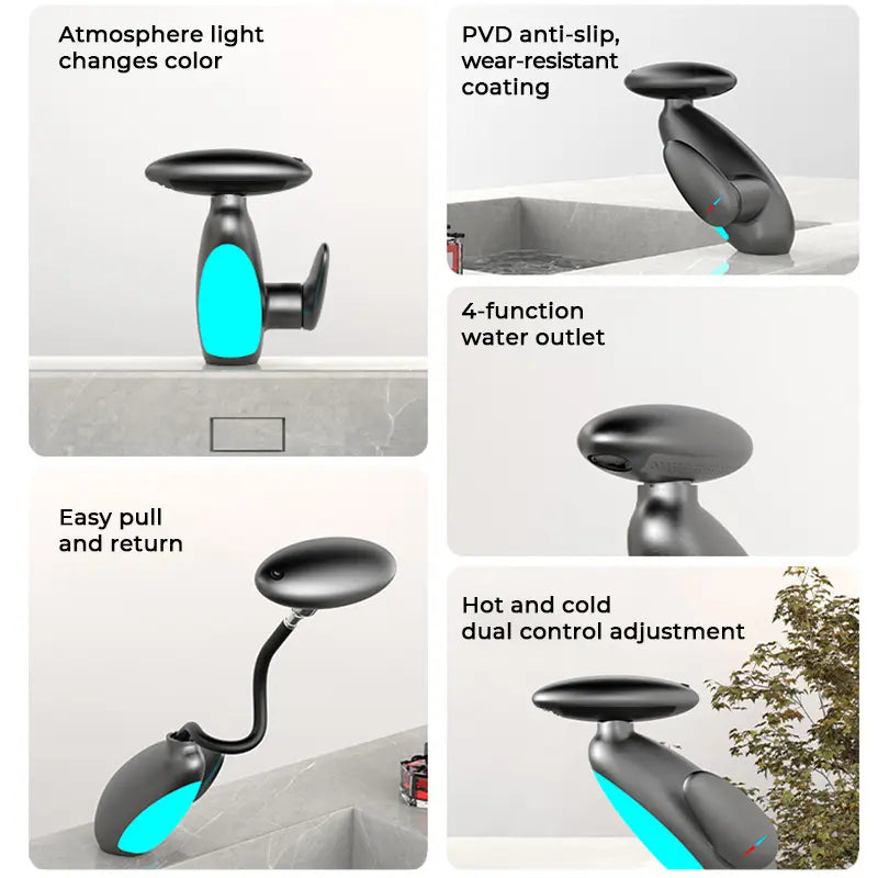 Jilvax™ Waterfall LED Faucet