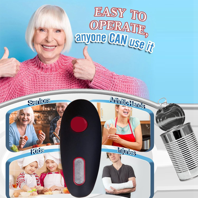 Effortless One-Touch Electric Can Opener